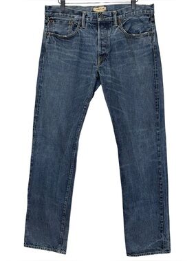 Simon Miller 34x33 Park View M003 Slim Straight Japanese Selvedge Denim Jeans